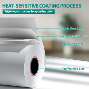 ม้วนกระดาษความร้อนขนาด 57x40 มม. สำหรับเครื่องพิมพ์ในครัวร้านอาหาร - Product Image 4