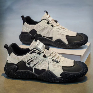 Nouvelles chaussures <span class=keywords><strong>de</strong></span> sport décontractées noires respirantes pour hommes, résistantes à l'usure, pour la randonnée et l'alpinisme - Product Image 1