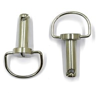 Nouveau kit de vis à dégagement rapide en acier M8 30 mm avec anneau en D, accessoire de fixation pour moto, ajustement universel