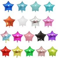 Ballons en forme d'étoile de 18 pouces, ballons en feuille d'or, grands ballons en mylar pour anniversaire, mariage, fête prénatale, anniversaire de mariage, fiançailles
