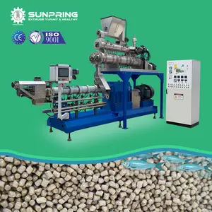 SunPring fish feed pellet machine floating fish feed extruder fish feed pelletizer machine