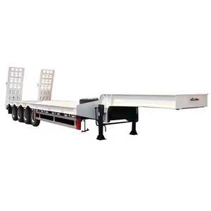 Heavy-Duty Articulated Low-Bed Semi-<b>Trailer</b> <b>Commercial</b> <b>Truck</b> <b>Trailers</b> Product - Product Image 5