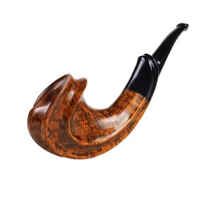 Muxiang Briar Wood Smoking Pipe Bent Type 3mm Handcrafted Tobacco Pipe - Product Image 5