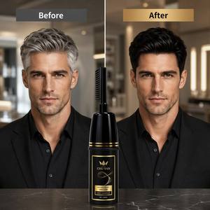 CHU·YAN Champú Tinte para el Cabello 3 en 1 500ml - Cobertura Instantánea de Canas, Coloración Rápida y Cuidado Profundo del Cabello para Hombres y Mujeres - Product Image 5