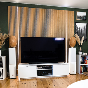 Paneles Acústicos Modernos de Madera Natural, Revestimiento de Madera Sustituto, Impermeable, 90% de Reducción de Ruido, para Sala de Estar, Dormitorio, Hotel - Product Image 2