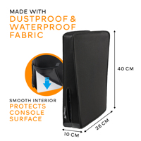 Precision Cut PS5 Console Housse de protection anti-rayures anti-poussière pour PlayStation 5 Easy Video Game Player Cases