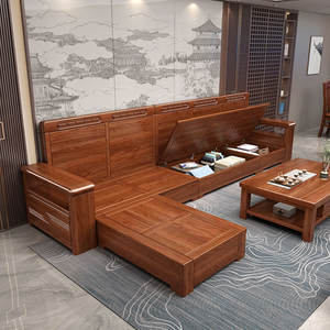 Canapé-<span class=keywords><strong>lit</strong></span> sectionnel moderne en bois massif, pliable et extensible, avec rangement, pour la maison, la chambre, l'hôtel, le salon - Product Image 2