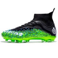 Chaussures de football unisexes COMSTEP F5SLNX2309 pour l'hiver, avec empeigne en tissu respirant, semelle intermédiaire en carbone, semelle extérieure en caoutchouc, crampons antidérapants.