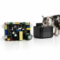 Fontaine à eau automatique pour animaux de compagnie (chats et chiens) avec carte de circuit imprimé PCBA, pompe, stérilisation personnalisée et température constante