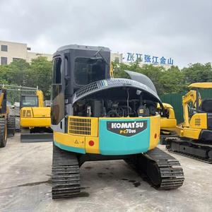 Mini-excavatrice Komatsu PC78 de 7 tonnes, hydraulique, sur chenilles, avec flèche pivotante gauche-droite, à vendre - Product Image 2