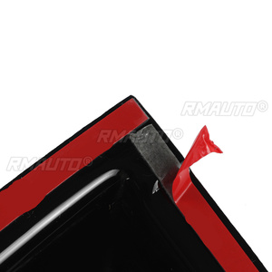 4 Pcs Black Tinted Car Side <b>Window</b> Visor Guard <b>Vent</b> Rain Guard Cover Trim Protection Awning Shelter for FORD for FOCUS 2009-2018 - Product Image 6