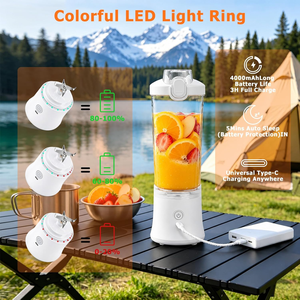 Licuadora Portátil Recargable USB de 600 ml, Nueva de Fábrica, para Venta al Por Mayor OEM - Product Image 3