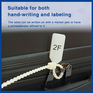 Attaches de câble en nylon 66 KSS professionnelles, détachables, jaunes, 2,9*191,5 mm, pour la fixation du support d'extincteur - Product Image 3