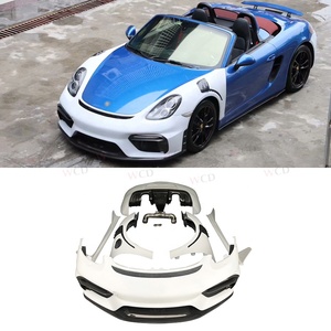 ชุดแต่งคาร์บอนไฟเบอร์ครึ่งคันสำหรับ Porsche <span class=keywords><strong>Cayman</strong></span> <span class=keywords><strong>718</strong></span> 981 982 สภาพใหม่ กันชนหน้า บังโคลน กันชนหลัง สเกิร์ตข้าง - Product Image 1