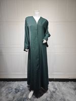Nouveautés 2026 Abaya Robe Musulmane pour Femmes Vêtements Islamiques Modestes de Luxe Robe Abaya Strass Diamant Cristal Brillant