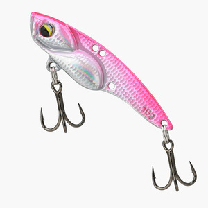 Leurre de pêche en métal Thin‑Back Snake Vib, hameçon triple 6066 renforcé 4X, appât vibrant coulant pour eau douce et eau salée, pour la pêche au bar - Product Image 2