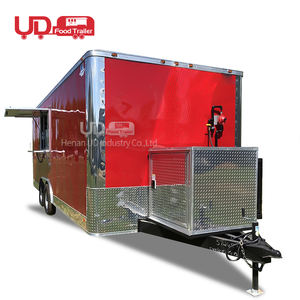 Cuisine de restaurant taille personnalisée <span class=keywords><strong>mobile</strong></span> kiosque à café chariot de nourriture pour hot-dog camion de tacos à la crème glacée remorque alimentaire rapide pour les états-unis - Product Image 2