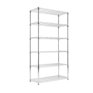 Simple <span class=keywords><strong>Rack</strong></span> 6 Tiers Hochleistungs-Stahldraht regal Chrom <span class=keywords><strong>Metro</strong></span> Office Shelf <span class=keywords><strong>Metal</strong></span> - Product Image 3