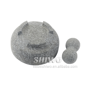 Molinillo de granito <span class=keywords><strong>Molcajete</strong></span> para <span class=keywords><strong>guacamole</strong></span> Hierbas Pesto Sala Especias - Product Image 4