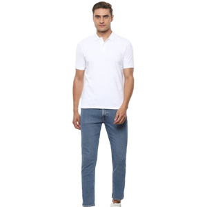 Men’s Essential White Piqué Polo – Premium Organic Cotton – Short Sleeve Slim Fit – Breathable Performance Casual Top – <b>Classic</b> - Product Image 1
