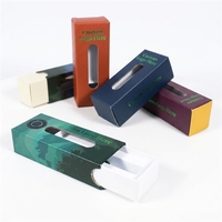 Boîte d'emballage en carton ondulé avec logo personnalisé du fabricant chinois, tiroir à l'épreuve des enfants, emballage de cartouche de 1 ml et 2 ml, boîte en papier mat