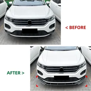 Pour T-Roc Édition Standard 2018-2022 : Spoiler de pare-chocs avant, diffuseur, lèvre de protection, kit carrosserie, accessoires de tuning - Product Image 2