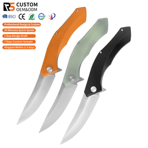 Cuchillo de Bolsillo Plegable Táctico de Supervivencia para Camping, con Hoja de Acero 8cr14 y Mango de G10, Venta al Por Mayor OEM - Product Image 1