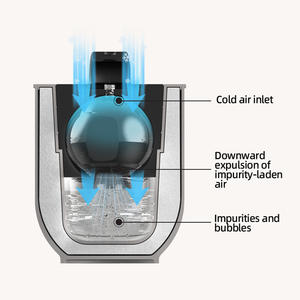 قالب هوكي ويسكي خالي من مادة Bpa لهوكي الجليد من الدرجة الغذائية قوالب هوكي مكعبات الثلج الكبيرة المخصصة ، قوالب مستديرة لمكعبات الثلج ذاتية الصنع مع غطاء - Product Image 6