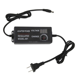ELE-GATE Adjustable Power Supply 3-<b>12V</b> 5A Regulated <b>DC</b> <b>Adapter</b> for Laptop - Product Image 1