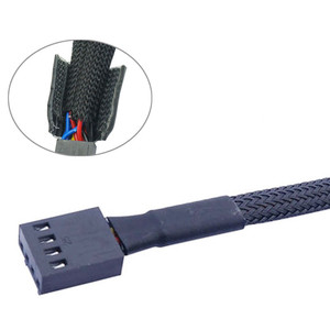 Otomotiv Elektroniği için Özel Örgülü Kılıflı Kablo Demeti 4 Pinli Konnektör Kablo Grubu - Product Image 2