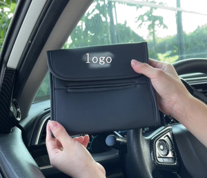 Boîte à mouchoirs universelle en cuir PU pour voiture, sac à mouchoirs pour dossier de siège, accoudoir, boîte ronde, étui de rangement pour mouchoirs - Product Image 6