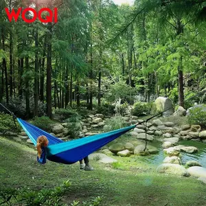 <span class=keywords><strong>Para</strong></span> WOQI, <span class=keywords><strong>hamaca</strong></span> portátil de nailon y tela de alta calidad, Columpio de Camping impermeable <span class=keywords><strong>para</strong></span> <span class=keywords><strong>personas</strong></span> individuales y <span class=keywords><strong>dos</strong></span> <span class=keywords><strong>para</strong></span> uso en el patio - Product Image 6