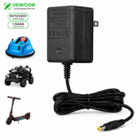 Chargeur de batterie au plomb 6V en gros, directement de l'usine, pour véhicules électriques pour enfants, chargeur OEM ODM, prise personnalisée, jouet Jeep