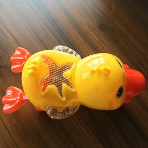 Jouet de bain électrique en forme de canard avec lumière et musique pour enfants, jeu de piscine, 0 à 24 mois, jouet en plastique unisexe - Product Image 3