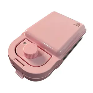 2021 Chất Lượng Tốt 550 Wát Xách Tay Pocket Đúp Tùy Chỉnh Mini Waffle Maker Cho Gia Đình