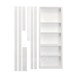 Puerta Oculta para Librería, Puerta Invisible Empotrada, Puerta Secreta de Madera para Habitación, Puerta Interior Oculta - Product Image 6