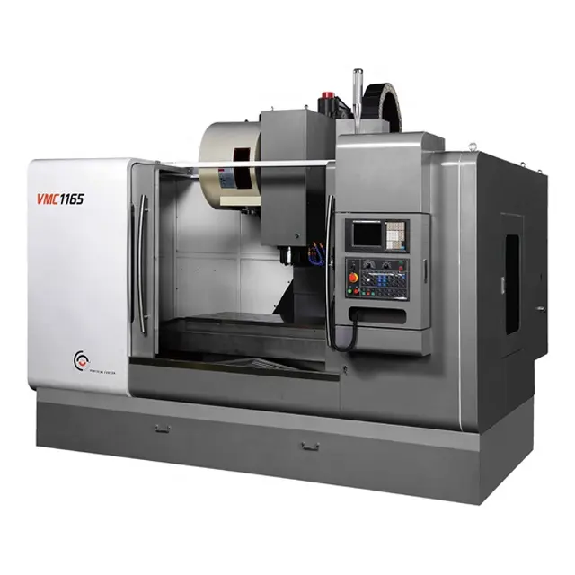 VMC1165 5 axis fresagem cnc centro de usinagem vertical com A GSK/ Fanuc / Siemens sistema de controle