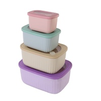 Boîte à lunch chauffable au micro-ondes, hermétique, en plastique, écologique, sans BPA, de qualité alimentaire, capacité 1300 ml, pour réfrigérateur