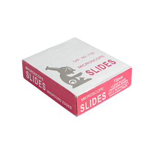 Microscope Slides 72pcs Clear Glass 25.4x76.2mm Unground Edges 1mm Thick For <b>Lab</b> Use - Product Image 2
