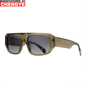 Lunettes de soleil en acétate de style italien tendance 2026 pour unisexe, verres polarisés TAC UV400, accessoire de mode haut de gamme - Product Image 1