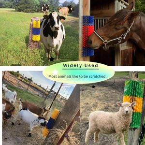 แปรงสำหรับข่วนปศุสัตว์แปรงสำหรับข่วนดูแลม้าขนแพะเครื่องมือทำความสะอาดขนแปรงนวดสำหรับม้าวัวแบบพรีเมี่ยม - Product Image 3