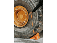 Cale de roue en uréthane pour camion lourd, cale de roue en polyuréthane pour camion de 30 tonnes