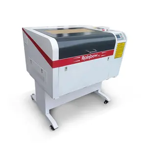 6040 size autonomic metal ccd camera engrave machine cutting co2 50w 60w 80w cork laser engrave machine "