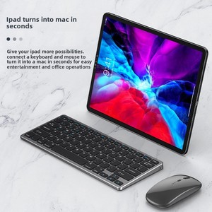 Juego de Teclado y Ratón Ergonómico Inalámbrico Ultrafino con Carga Infrarroja de Tres Modos, Diseño Ergonómico, Suministro de Fábrica, Venta al Por Mayor - Product Image 1