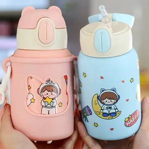 500ml School Children's Portable Vacuum Flask Thermal Cups Food Grade  Double Wall 316 Stainless Steel Kids Thermos Water Bottles with Pouch Extra  Lids - China Water Bottle and Thermos price