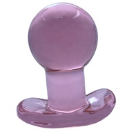 Hochwertiger Borosilikatglas-Dildo und Anal-Lock Prostatamassagegerät Sexspielzeug für Männer und Frauen Anale Stimulation