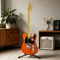 Factory Price TL Electric Guitar 6 String High Quality Closed Tuners Versatile Tone for Blues Metal Music