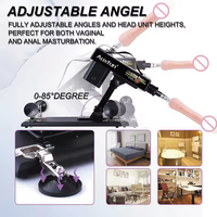 Machine de masturbation féminine à ajustement automatique, machine sexuelle rétractable automatique pour femmes avec godemichés