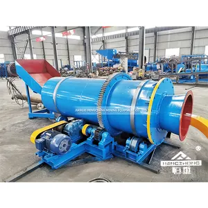 High quality diamond gold washing machine rotary scrubber wash plant for sticky alluvial ore