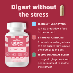 <span class=keywords><strong>Enzymes</strong></span> <span class=keywords><strong>digestives</strong></span> de qualité supérieure pour soulager les <span class=keywords><strong>ballonnements</strong></span> et les gaz, complexe multi-<span class=keywords><strong>enzymes</strong></span> avec lactase, lipase, bromélaïne pour la santé digestive - Product Image 4